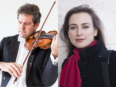 Headshots of Alessandro Borgomanero and Sarah-Jane Bradley